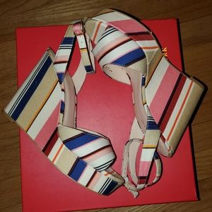 Kate Spade Dellie Multi Clr 4.5 Inch Wedge *New*